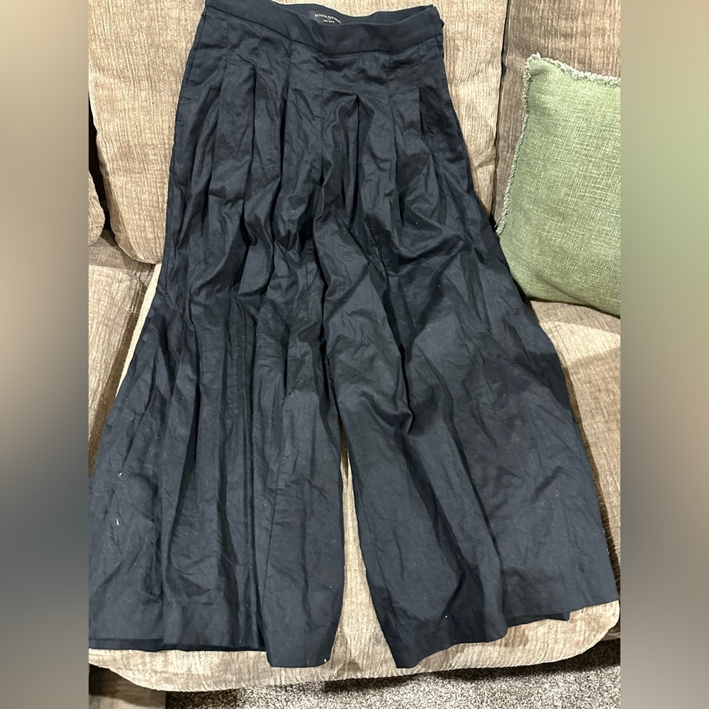 Banana Republic Women’s Wide Leg Linen Blend Pants
